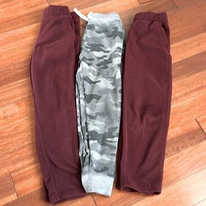 3 pairs of boys size 8 sweatpants